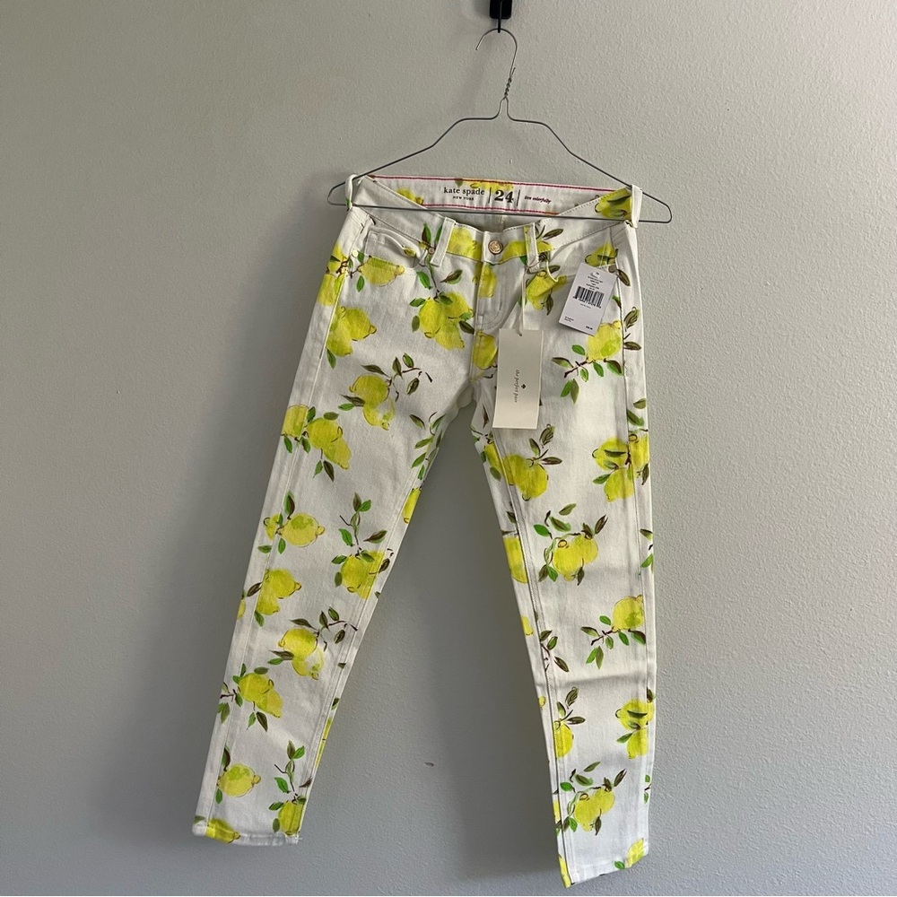 NWT: Kate Spade ♠️ Lemon Jean‎ Capris 🍋